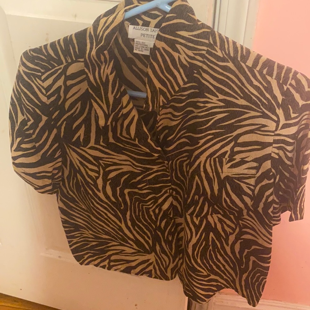 Jungle print top